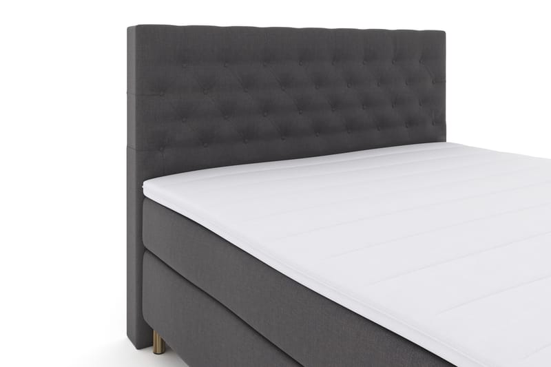 Sänkypaketti Choice No 3 180x200 Kova - Tummanharmaa/Kuparijalat - Huonekalut - Sänky - Jenkkisängyt