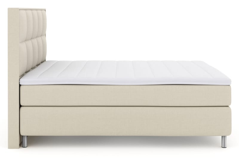 Sänkypaketti Choice No 3 180x200 Kova/Medium - Beige/Metallijalat - Huonekalut - Sänky - Jenkkisängyt