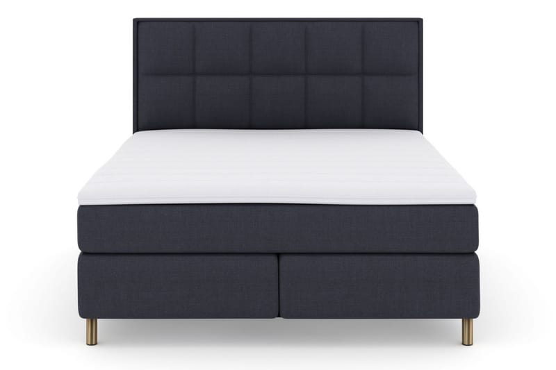 Sänkypaketti Choice No 3 180x200 Kova/Medium - Sininen/Kuparijalat - Huonekalut - Sänky - Jenkkisängyt