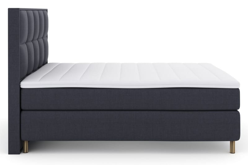 Sänkypaketti Choice No 3 180x200 Kova/Medium - Sininen/Kuparijalat - Huonekalut - Sänky - Jenkkisängyt