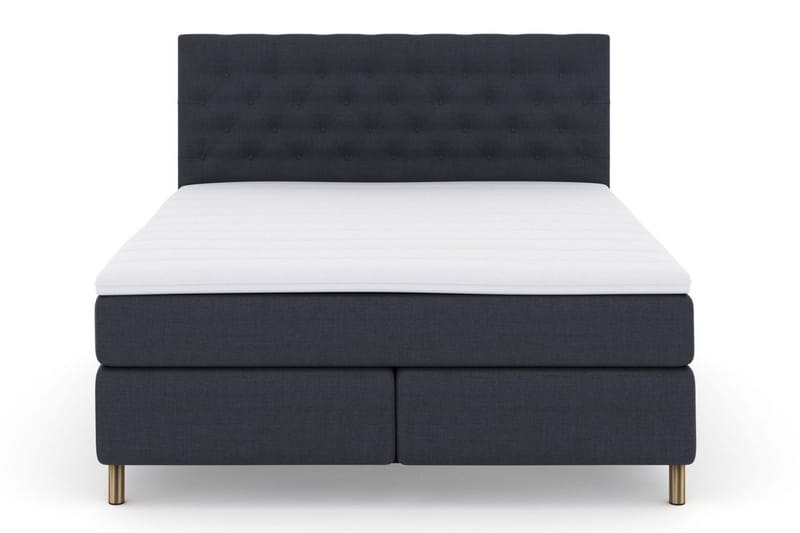 Sänkypaketti Choice No 3 180x200 Kova/Medium - Sininen/Kuparijalat - Huonekalut - Sänky - Jenkkisängyt