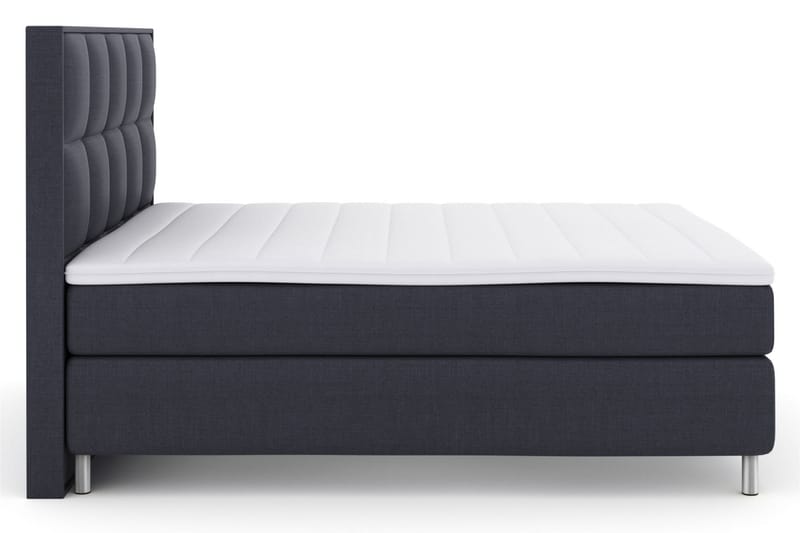 Sänkypaketti Choice No 3 180x200 Kova/Medium - Sininen/Metallijalat - Huonekalut - Sänky - Jenkkisängyt
