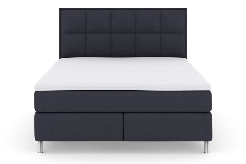 Sänkypaketti Choice No 3 180x200 Kova/Medium - Sininen/Metallijalat - Huonekalut - Sänky - Jenkkisängyt