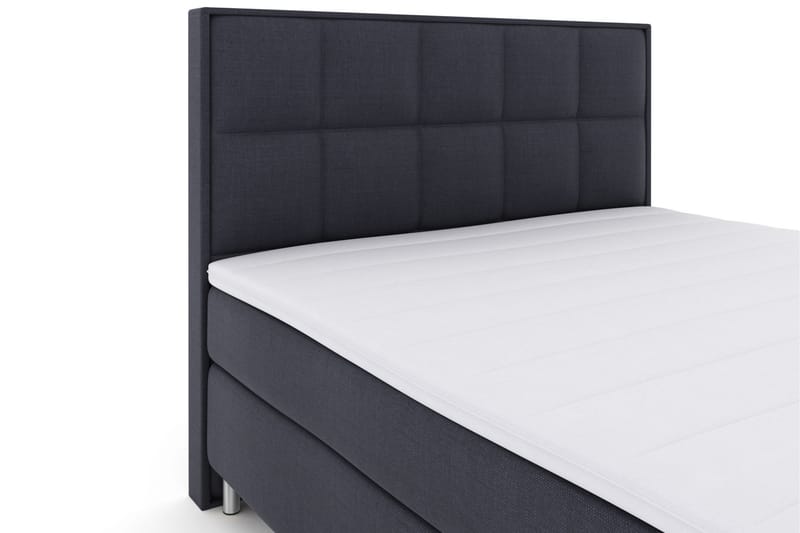 Sänkypaketti Choice No 3 180x200 Kova/Medium - Sininen/Metallijalat - Huonekalut - Sänky - Jenkkisängyt