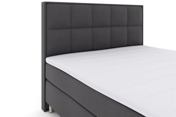 Sänkypaketti Choice No 3 180x200 Kova/Medium - Tummanharmaa/Metallijalat - Huonekalut - Sänky - Jenkkisängyt