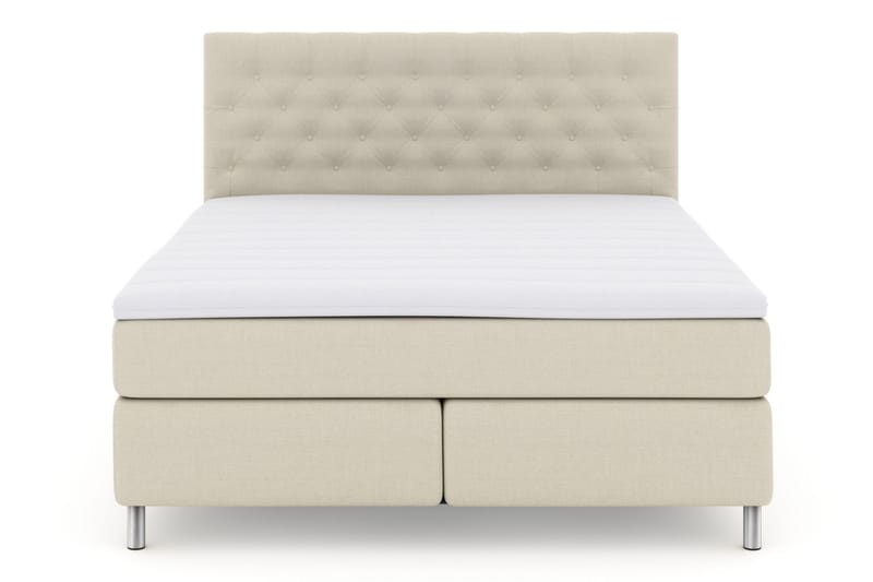 Sänkypaketti Choice No 3 210x210 Medium - Beige/Metallijalat - Huonekalut - Sänky - Jenkkisängyt