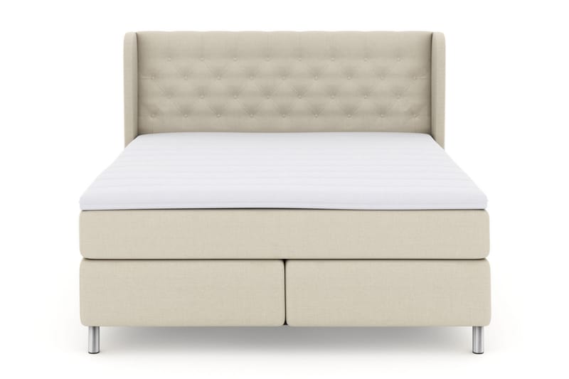 Sänkypaketti Choice No 3 210x210 Medium - Beige/Metallijalat - Huonekalut - Sänky - Jenkkisängyt