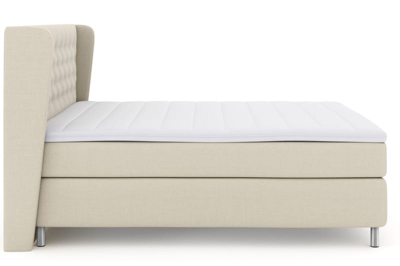 Sänkypaketti Choice No 3 210x210 Medium - Beige/Metallijalat - Huonekalut - Sänky - Jenkkisängyt