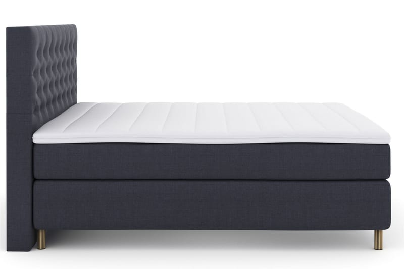 Sänkypaketti Choice No 3 210x210 Medium - Sininen/Kuparijalat - Huonekalut - Sänky - Jenkkisängyt