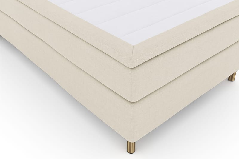 Sänkypaketti Choice No 4 120x200 Kova - Beige/Kuparijalat - Huonekalut - Sänky - Jenkkisängyt