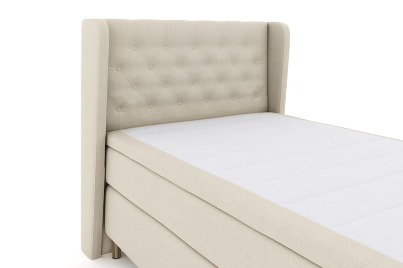 Sänkypaketti Choice No 4 120x200 Kova - Beige/Kuparijalat - Huonekalut - Sänky - Jenkkisängyt
