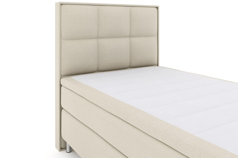 Sänkypaketti Choice No 4 120x200 Kova - Beige/Metallijalat - Huonekalut - Sänky - Jenkkisängyt