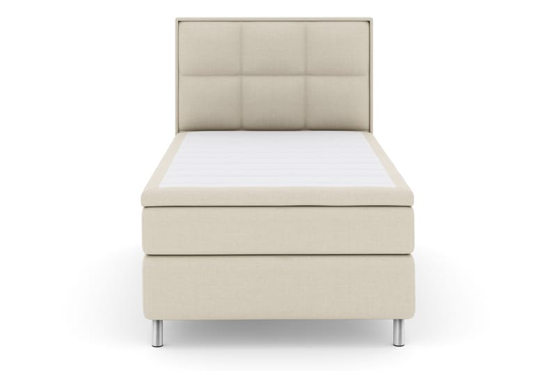 Sänkypaketti Choice No 4 120x200 Kova - Beige/Metallijalat - Huonekalut - Sänky - Jenkkisängyt