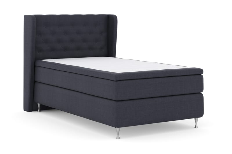 Sänkypaketti Choice No 4 120x200 Kova - Sininen/Hopeajalat - Huonekalut - Sänky - Jenkkisängyt