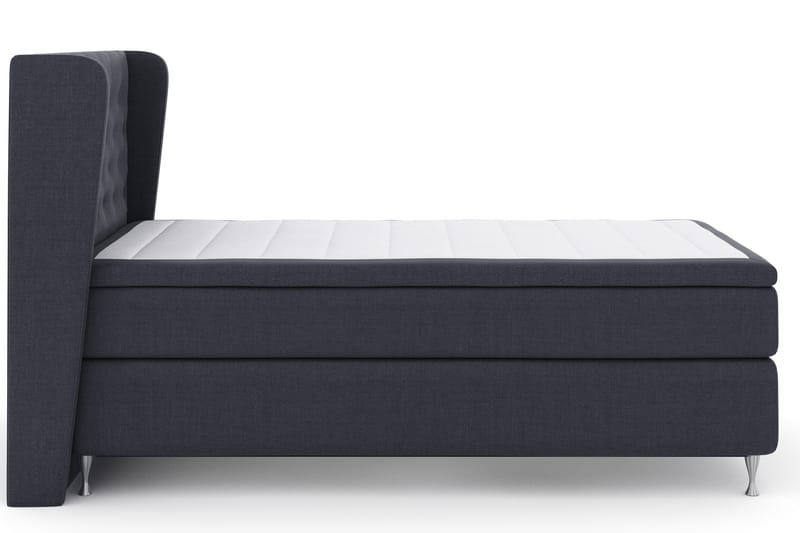 Sänkypaketti Choice No 4 120x200 Kova - Sininen/Hopeajalat - Huonekalut - Sänky - Jenkkisängyt
