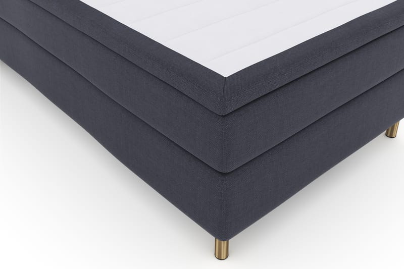 Sänkypaketti Choice No 4 120x200 Kova - Sininen/Kuparijalat - Huonekalut - Sänky - Jenkkisängyt