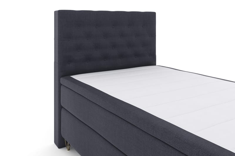 Sänkypaketti Choice No 4 120x200 Kova - Sininen/V-Malli Metallijalat - Huonekalut - Sänky - Jenkkisängyt