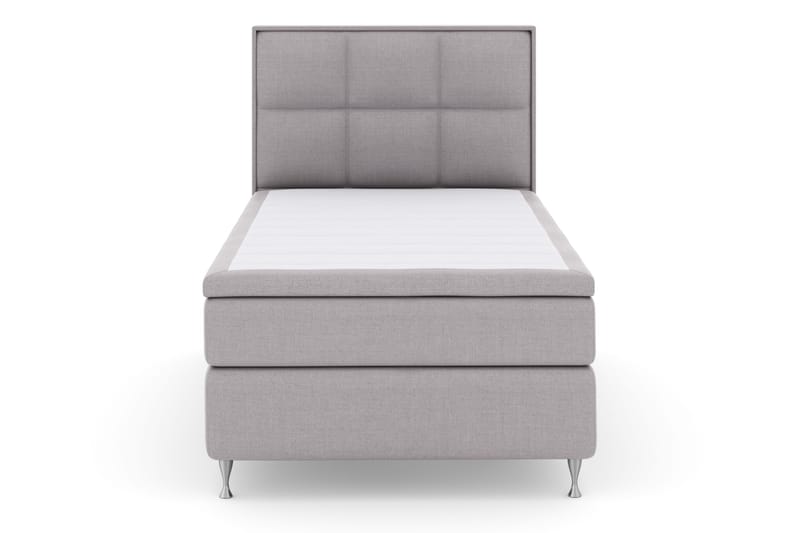 Sänkypaketti Choice No 4 120x200 Kova - Vaaleanharmaa/Hopeajalat - Huonekalut - Sänky - Jenkkisängyt