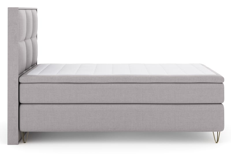 Sänkypaketti Choice No 4 120x200 Kova - V.harmaa/V-Malli Metallijalat - Huonekalut - Sänky - Jenkkisängyt
