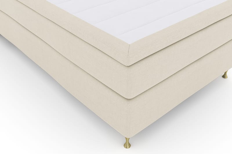 Sänkypaketti Choice No 4 120x200 Medium - Beige/Kulta Jalat - Huonekalut - Sänky - Jenkkisängyt