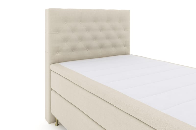 Sänkypaketti Choice No 4 120x200 Medium - Beige/Kulta Jalat - Huonekalut - Sänky - Jenkkisängyt