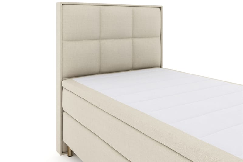 Sänkypaketti Choice No 4 120x200 Medium - Beige/Kuparijalat - Huonekalut - Sänky - Jenkkisängyt