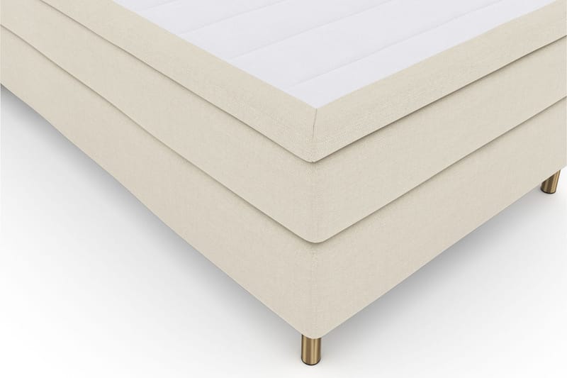 Sänkypaketti Choice No 4 120x200 Medium - Beige/Kuparijalat - Huonekalut - Sänky - Jenkkisängyt