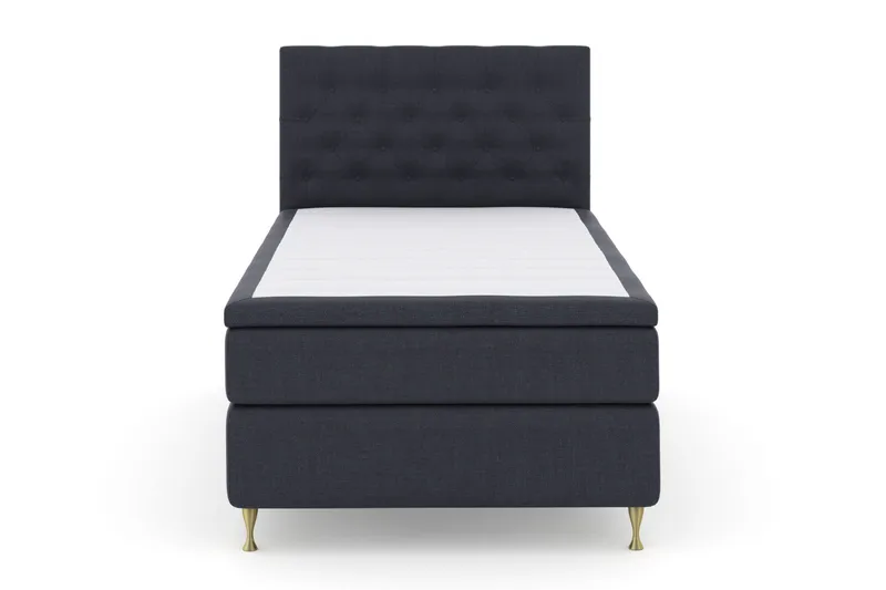 Sänkypaketti Choice No 4 120x200 Medium - Sininen/Kulta Jalat - Huonekalut - Sänky - Jenkkisängyt