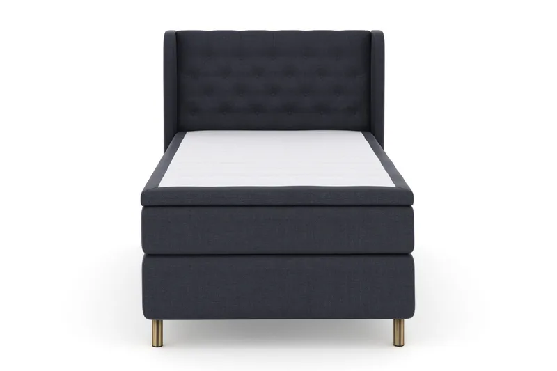 Sänkypaketti Choice No 4 120x200 Medium - Sininen/Kuparijalat - Huonekalut - Sänky - Jenkkisängyt
