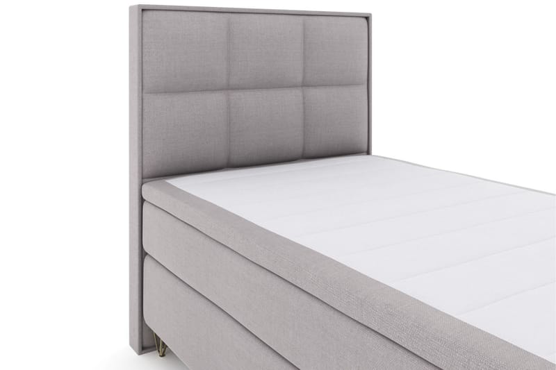 Sänkypaketti Choice No 4 120x200 Medium - V.harmaa/V-Malli Metallijalat - Huonekalut - Sänky - Jenkkisängyt