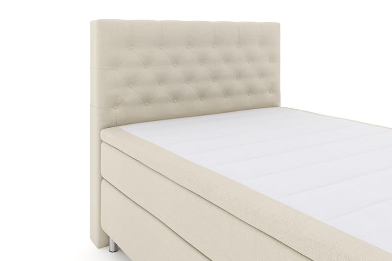 Sänkypaketti Choice No 4 140x200 Kova - Beige/Metallijalat - Huonekalut - Sänky - Jenkkisängyt
