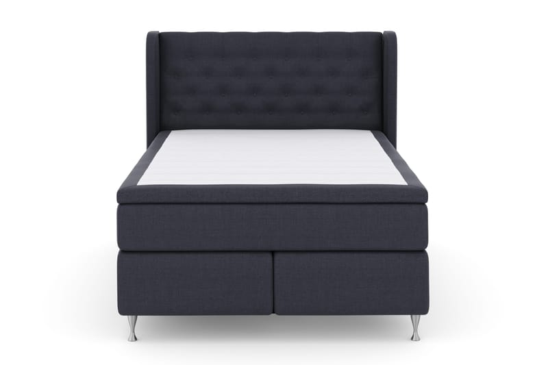 Sänkypaketti Choice No 4 140x200 Kova - Sininen/Hopeajalat - Huonekalut - Sänky - Jenkkisängyt