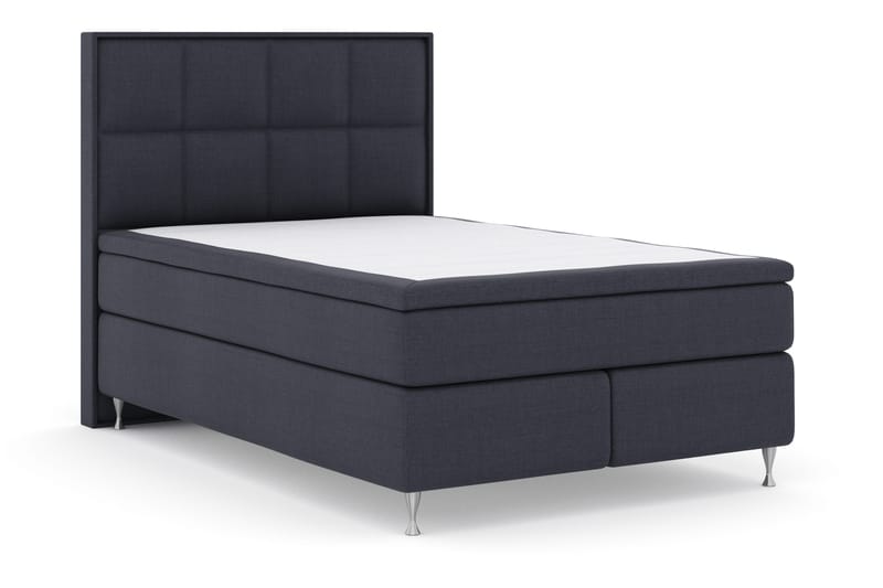 Sänkypaketti Choice No 4 140x200 Kova - Sininen/Hopeajalat - Huonekalut - Sänky - Jenkkisängyt