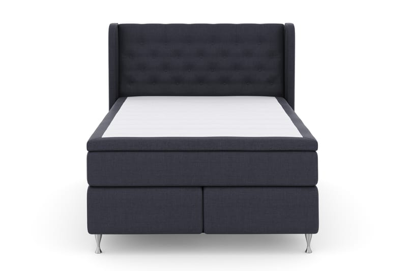 Sänkypaketti Choice No 4 140x200 Kova - Sininen/Hopeajalat - Huonekalut - Sänky - Jenkkisängyt