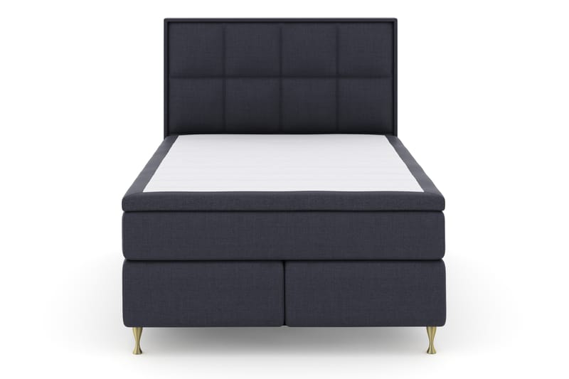 Sänkypaketti Choice No 4 140x200 Kova - Sininen/Kulta Jalat - Huonekalut - Sänky - Jenkkisängyt