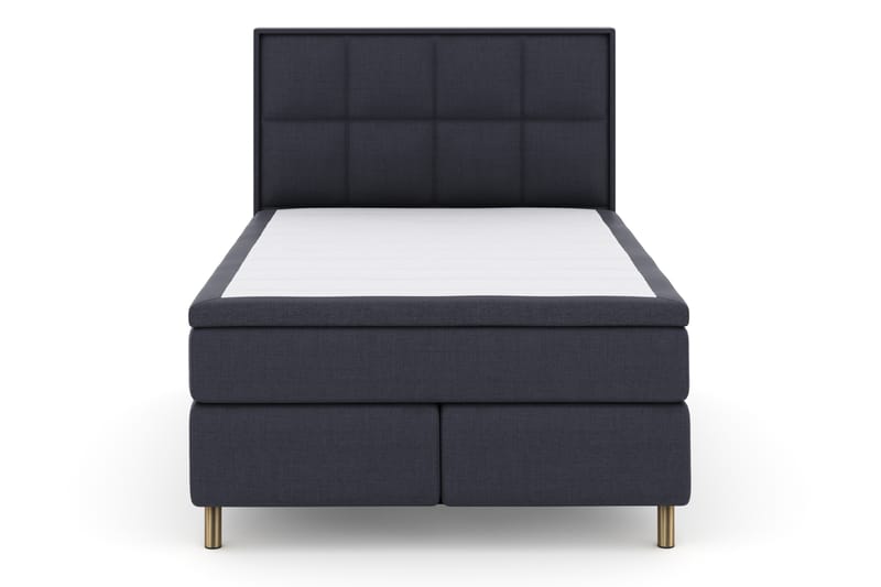 Sänkypaketti Choice No 4 140x200 Kova - Sininen/Kuparijalat - Huonekalut - Sänky - Jenkkisängyt