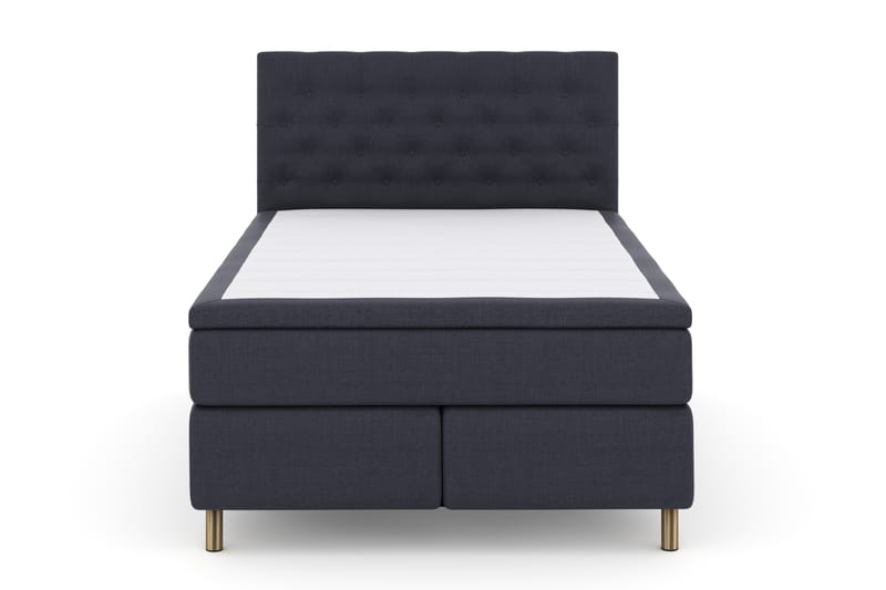 Sänkypaketti Choice No 4 140x200 Kova - Sininen/Kuparijalat - Huonekalut - Sänky - Jenkkisängyt