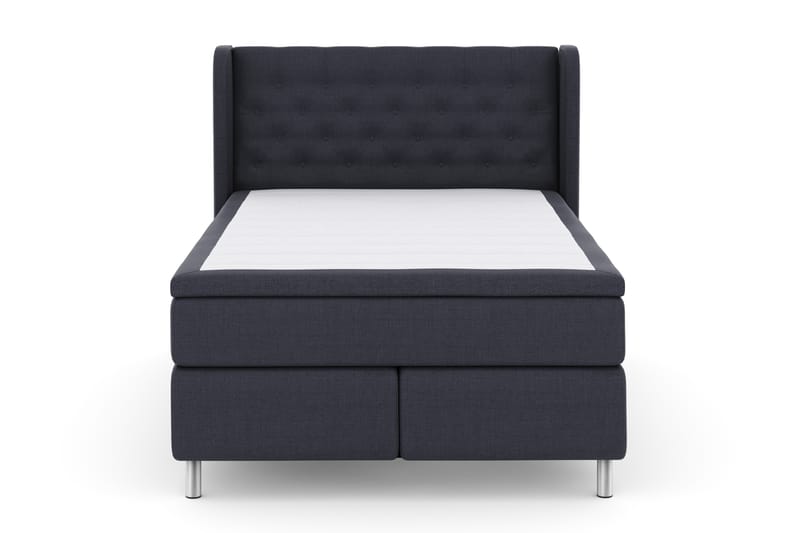 Sänkypaketti Choice No 4 140x200 Kova - Sininen/Metallijalat - Huonekalut - Sänky - Jenkkisängyt