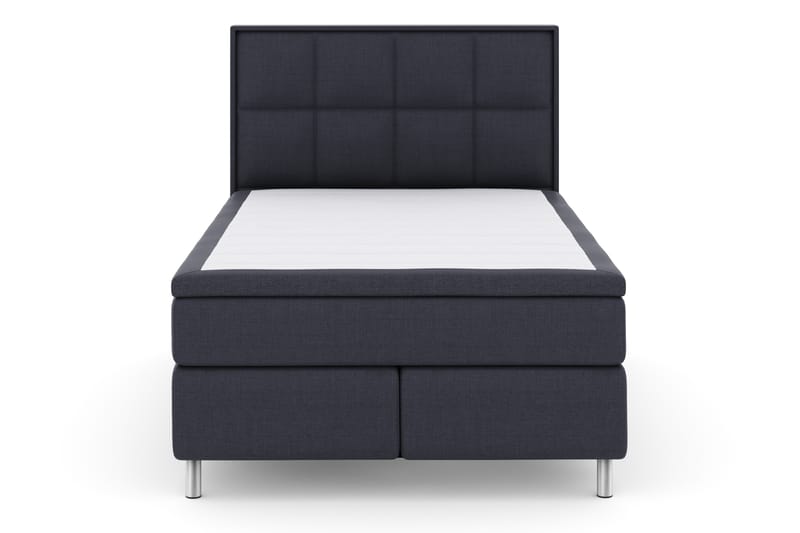 Sänkypaketti Choice No 4 140x200 Kova - Sininen/Metallijalat - Huonekalut - Sänky - Jenkkisängyt