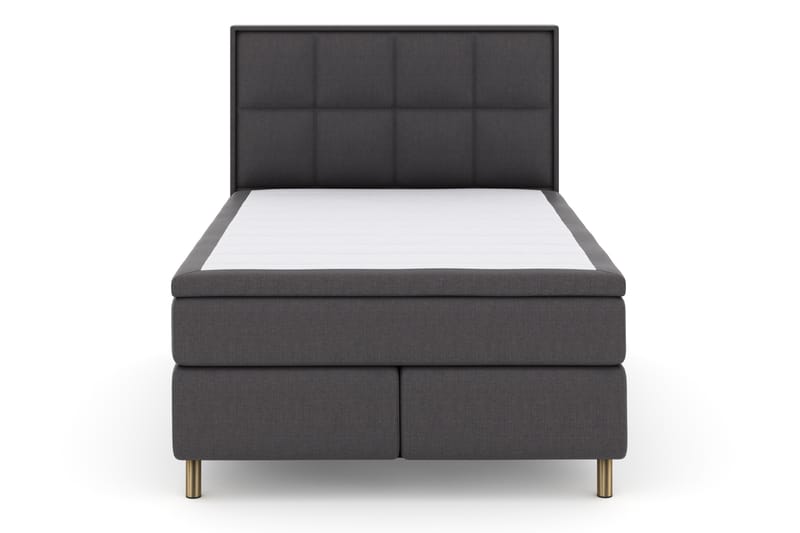 Sänkypaketti Choice No 4 140x200 Kova - Tummanharmaa/Kuparijalat - Huonekalut - Sänky - Jenkkisängyt