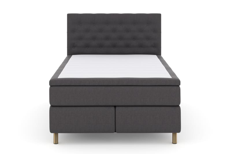 Sänkypaketti Choice No 4 140x200 Kova - Tummanharmaa/Kuparijalat - Huonekalut - Sänky - Jenkkisängyt