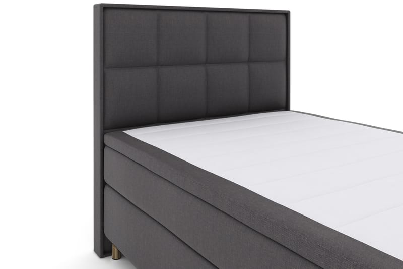 Sänkypaketti Choice No 4 140x200 Kova - Tummanharmaa/Kuparijalat - Huonekalut - Sänky - Jenkkisängyt