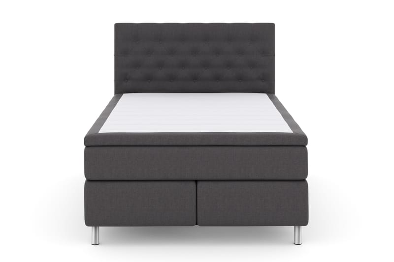 Sänkypaketti Choice No 4 140x200 Kova - Tummanharmaa/Metallijalat - Huonekalut - Sänky - Jenkkisängyt