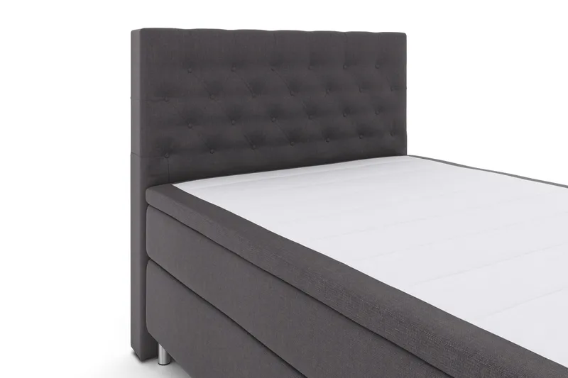 Sänkypaketti Choice No 4 140x200 Kova - Tummanharmaa/Metallijalat - Huonekalut - Sänky - Jenkkisängyt