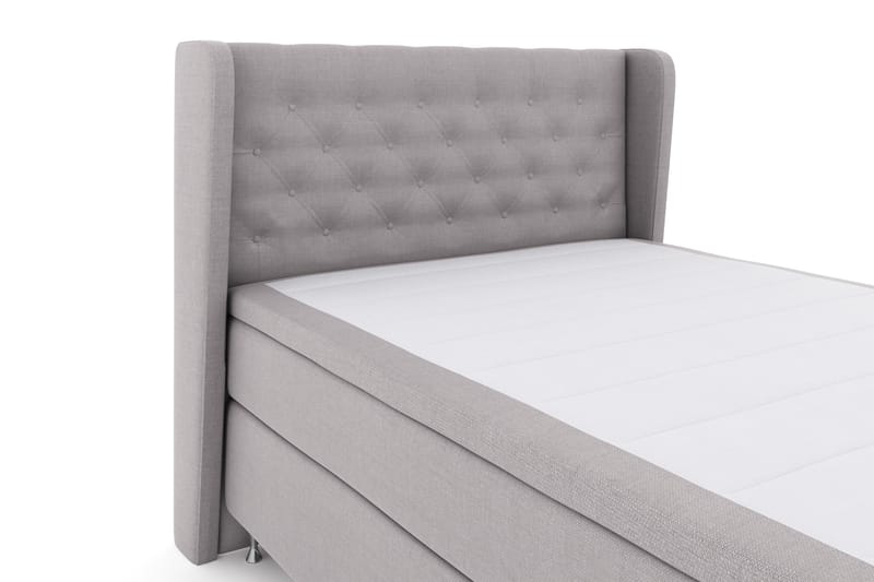 Sänkypaketti Choice No 4 140x200 Kova - Vaaleanharmaa/Hopeajalat - Huonekalut - Sänky - Jenkkisängyt