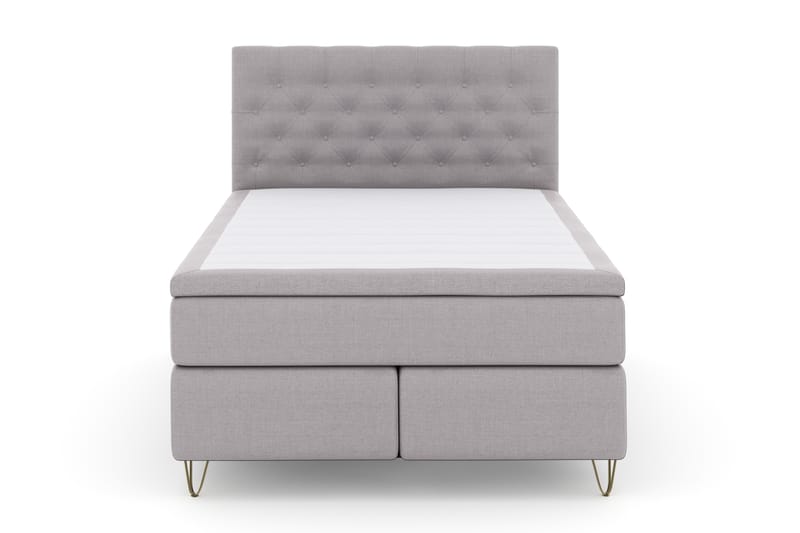 Sänkypaketti Choice No 4 140x200 Kova - V.harmaa/V-Malli Metallijalat - Huonekalut - Sänky - Jenkkisängyt