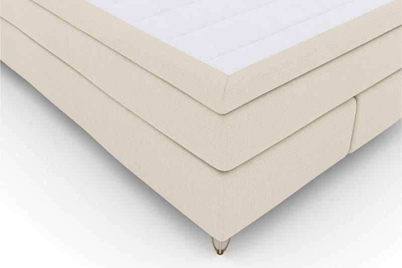 Sänkypaketti Choice No 4 140x200 Kova/Medium - Beige/V-Malli Metallijalat - Jenkkisängyt - Sänkypaketti