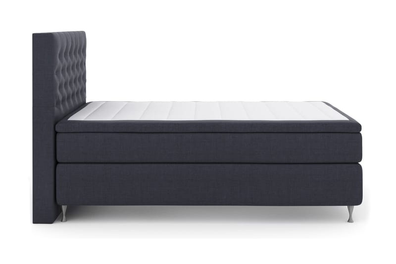 Sänkypaketti Choice No 4 140x200 Kova/Medium - Sininen/Hopeajalat - Huonekalut - Sänky - Jenkkisängyt