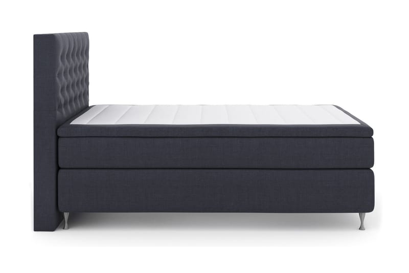 Sänkypaketti Choice No 4 140x200 Kova/Medium - Sininen/Hopeajalat - Huonekalut - Sänky - Jenkkisängyt