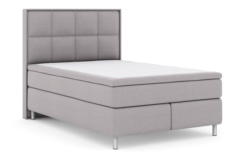 Sänkypaketti Choice No 4 140x200 Kova/Medium - Sininen/V-Malli Metallijalat - Huonekalut - Sänky - Jenkkisängyt